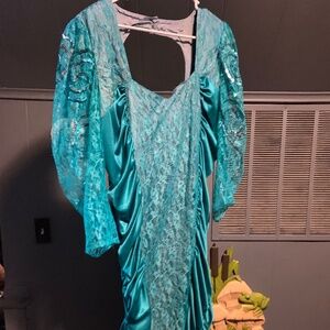 1980s prom dress